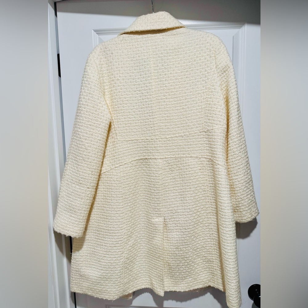 Worthington Cream Wool Blend Coat - Picture 6 of 6